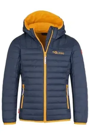 TROLLKIDS Steppjacke Eikefjord Recyceltes Material blau 164