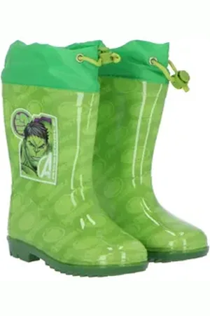 Marvel Avengers HULK Kinder Jugend Regenstiefel Gr. 26 bis 34 Stiefel grün 26 EU