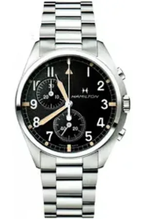 Hamilton Chronograph Khaki Pilot Pioneer Herrenchronograph schwarz