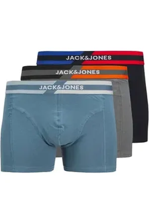 JACK & JONES Trunk JACSTEVE SOLID TRUNKS 3 PACK JNR SN (Packung, 3-St) blau 140