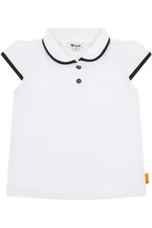 Steiff Poloshirt Poloshirt kurzarm Summer Breeze weiß 110