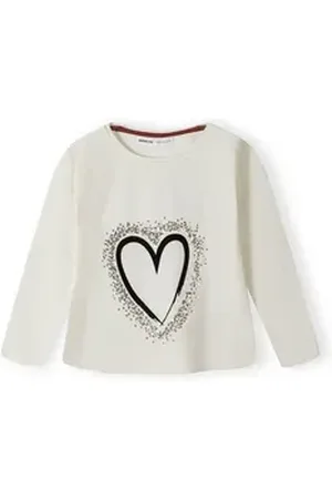Minoti Langarmshirt Langarmoberteil mit Pailletten (3y-14y) weiß 158-164cm