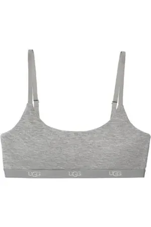 UGG UGG Bralette Estella Bralette Satinband mit Markenlogo grau L