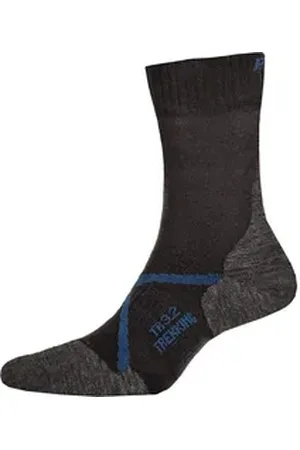 PAC Socken Herren Trekkingsocken TR 3.2 Trekking Merino Light blau|grau 44