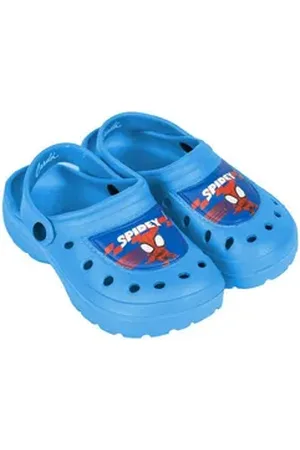 Marvel Spiderman Jungen Clogs Kinder Sandalen Latschen Gr. 22 bis 29 Clog blau 24-25 EU