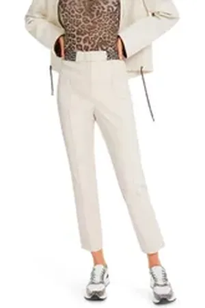 Marc Cain Stretch-Hose "Gym & Go!" Premium Damenmode Hose "Rethink Together" Modell SYDNEY beige 6 (44)