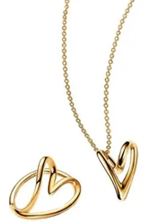 PANDORA Schmuckset Geschenkset für Herz Goldfarben goldfarben 52/16,6