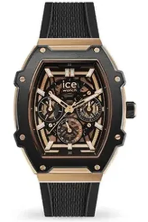 Ice-Watch Quarzuhr Ice Boliday Black Rose Gold Skel (M), Ice Boliday Black Rose Gold Skel (M)