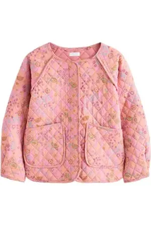 Next Steppjacke Steppjacke mit Blumen-Print (1-St) rosa 104 (4 J.)