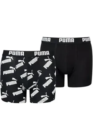 PUMA Boxer (Packung, 2er-Pack) mit breitem Logobund schwarz 158/164
