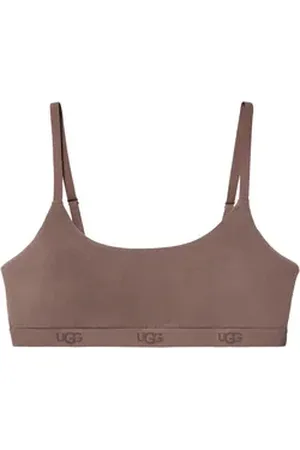 UGG UGG Bralette Estella Bralette Satinband mit Markenlogo braun XL