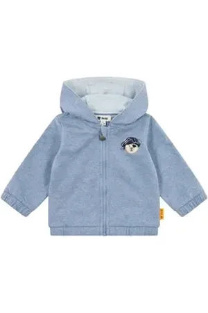 Steiff Strickjacke Sweatjacke Sharky blau 74