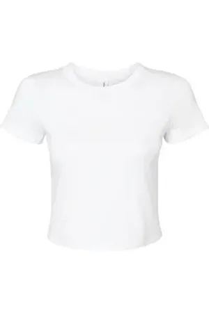 Bella + Canvas Rundhalsshirt Women ́s Micro Rib Baby Tee Damen T-Shirt XXL