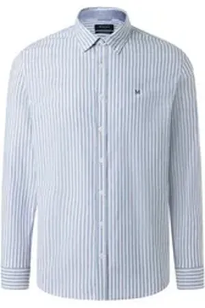 Maerz Langarmhemd blau 4546