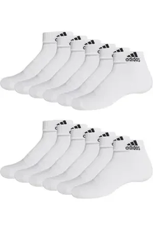 adidas Sportswear Socken Cushioned Quartersocken (6-Paar) mit Logo im Bund weiß 49-51