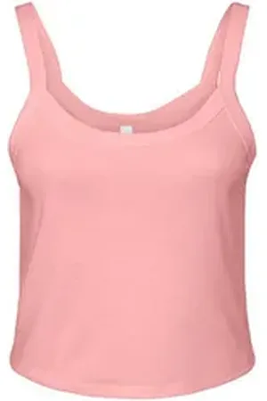 Bella + Canvas Tanktop Women ́s Micro Rib Spaghetti Strap Tank Damen Top M