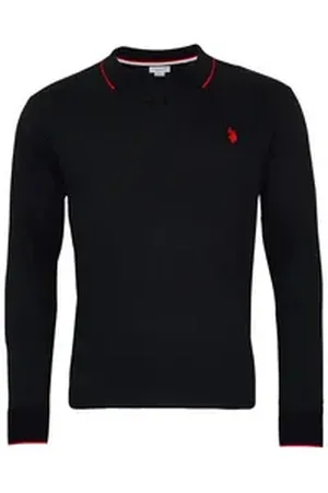 U.S. Polo Assn. U.S. Polo Assn Poloshirt Poloshirt Langarm Polo (1-tlg., 1) schwarz L