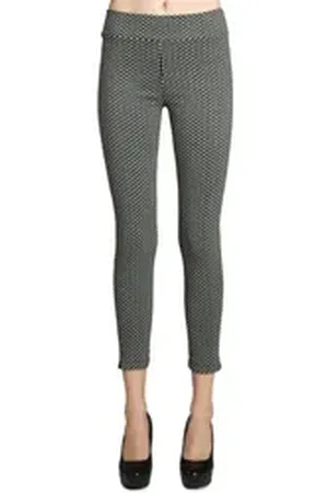 CASPAR Leggings HLE019 elegante blickdichte Damen Super Stretch Leggings mit stylischen Stoffmustern 36