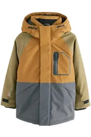 Next Regenjacke Schwere wasserdichte Jacke (1-St) braun 146 (11 J.)