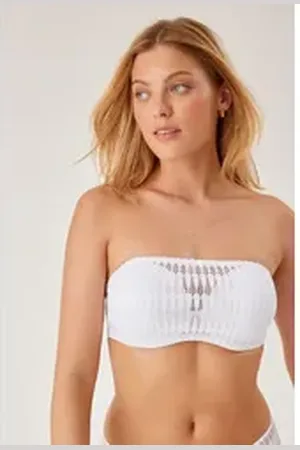 Next Multiway-BH Triple Boost Bandeau-BH mit Bügeln und Spitze (1-tlg) weiß 80
