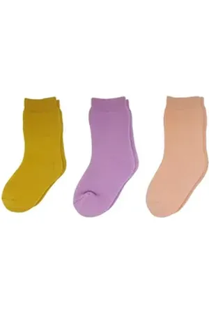 Yalion Kurzsocken weiche Kinder Socken mit Vollplüsch Pack in mehreren verschiedenen elastisch bunt EU15/16