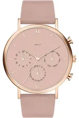 liebeskind Quarzuhr Echtleder beige