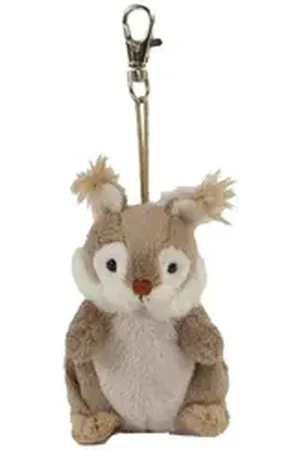 Bukowski Kuscheltier Schlüsselanhänger Eichhhörnchen grau 9 cm