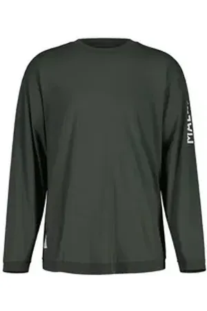Maloja Langarmshirt Herren Langarmshirt RubiM. Organic Cotton grün XL