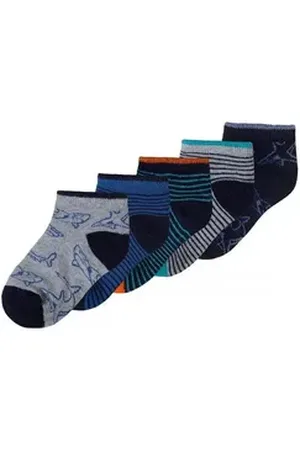 Minoti Kurzsocken 5-Pack Socken (12m-8y) blau 32-33cm
