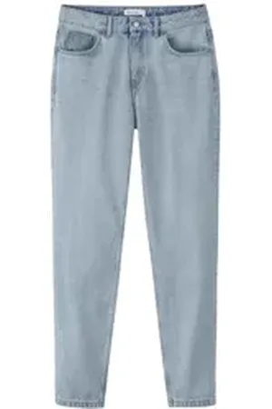 hessnatur Bequeme Jeans HANNA High Rise Mom aus reinem Bio-Denim (1-tlg) HANNA High Rise Mom aus reinem Bio-Denim blau 26/30