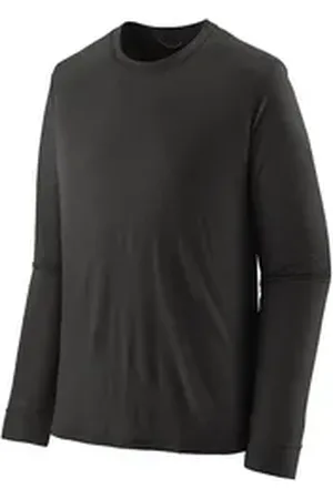 Patagonia Langarmshirt Ms L/S Cap Cool Merino Blend Shirt - Langarmshirt schwarz L