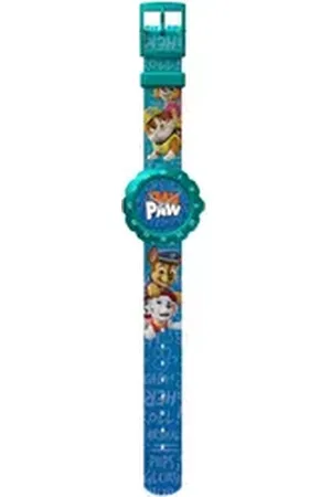 Nickelodeon PAW PATROL Quarzuhr Uhr für Kinder Polyesterarmband mit praktischem Deckel