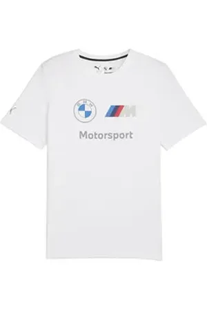 PUMA T-Shirt BMW M Motorsport Essentials Logo T-Shirt Herren weiß XL