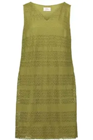ROBE LÉGÈRE Sommerkleid Kleid Kurz ohne Arm grün 42