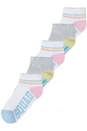 Minoti Kurzsocken 5-Pack Socken (3y-14y) weiß 37-38cm