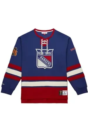 Mitchell & Ness Kapuzenpullover New York Rangers NHL LaceUp Heritage blau XL