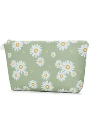 MISS LULÙ Kosmetiktasche Reise Make up Tasche Kulturbeutel Organizer für Damen grün