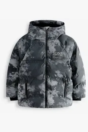Next Steppjacke Anorak mit Fleece-Futter (1-St) schwarz 164 (14 J.)