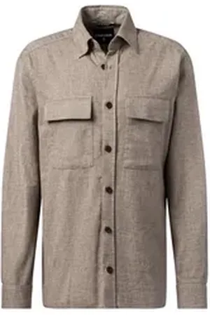 Strellson Funktionsjacke Overshirt Jimi - Casual Fit beige S
