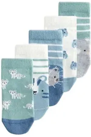 Next Kurzsocken Babysocken im 5er-Pack (5-Paar) blau 68-80 (6-12 Mon.)