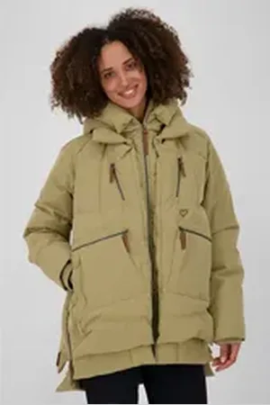 alife kickin Steppjacke JuanitaAK Steppjacke Winterjacke Puffjacket OS gelb S