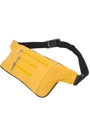 Mf Next Com Bauchtasche Bauchtasche Gelb Nappa Leder mit Reißverschlussfächern gelb