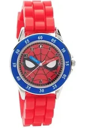 Disney Jewelry Quarzuhr Spiderman Time Teacher, (Set) rot