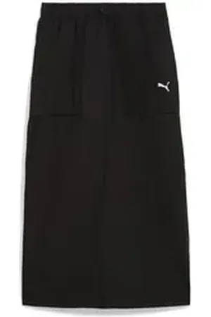 PUMA Jerseyrock FUTURE..ARCHIVE Maxirock mit variabler Länge Damen schwarz L