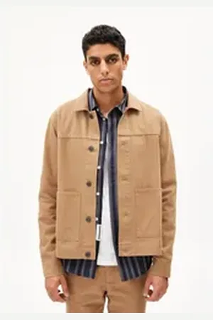 Armedangels Blouson STAAVRO Herren Overshirt aus Bio-Baumwolle (1-St) Relaxed Fit beige L/50/52