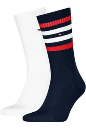 Tommy Hilfiger Socken TH MEN SPORT SOCK 2P STRIPE (2-Paar) mit farbenfrohen Streifendetails blau 39-42