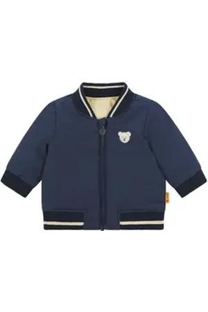 Steiff Outdoorjacke Wendejacke Sharky, gefüttert, wattiert blau 86