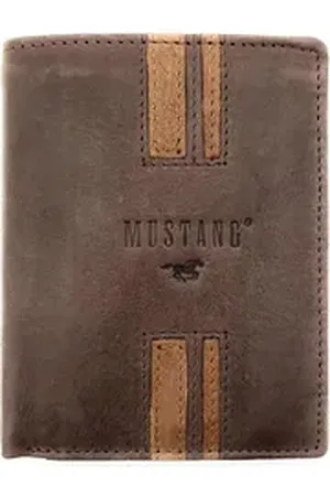 Mustang Geldbörse echt Leder Herren Portemonnaie mit RFID Schutz "Asti" braun