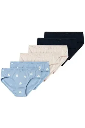 NAME IT Panty NKFBRIEFS 6P HEARTS NOOS (Packung, 6-St) blau 110