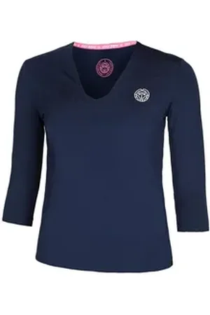 Bidi Badu Longsleeve Crew V-Neck Longsleeve blau S